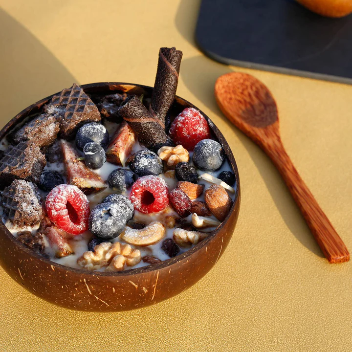 Artisan Coconut Bowl With Spoon | 500 ML | Additional View-0