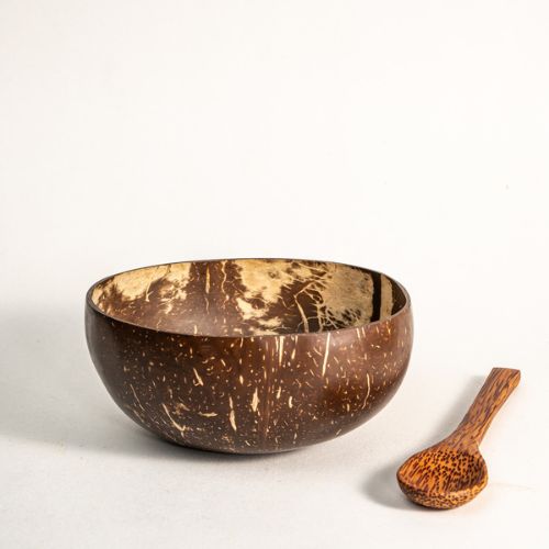 Artisan Coconut Bowl With Spoon | 500 ML | Additional View-3