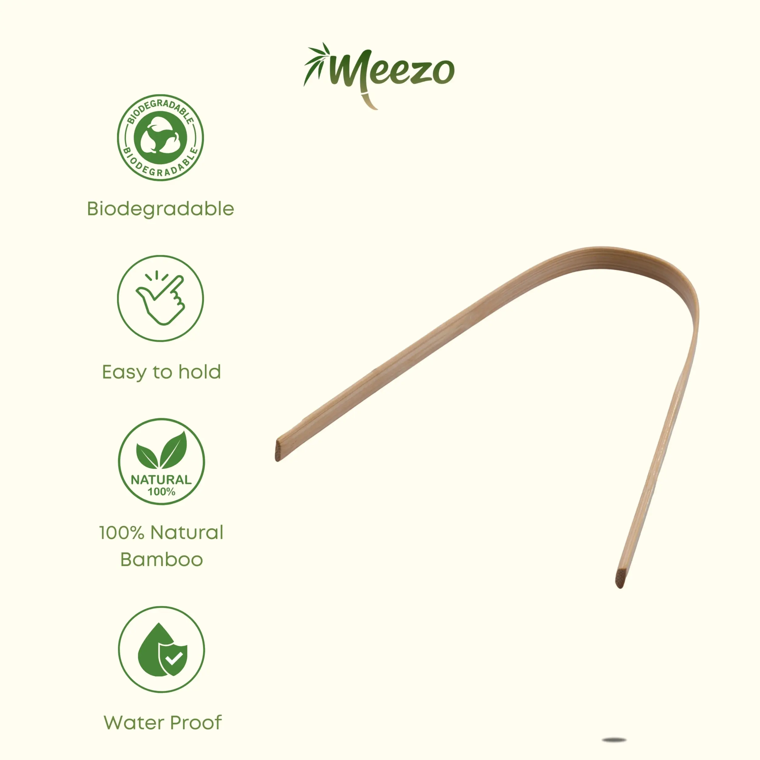 Biodegradable Bamboo Tongue Cleaner Additional View-3