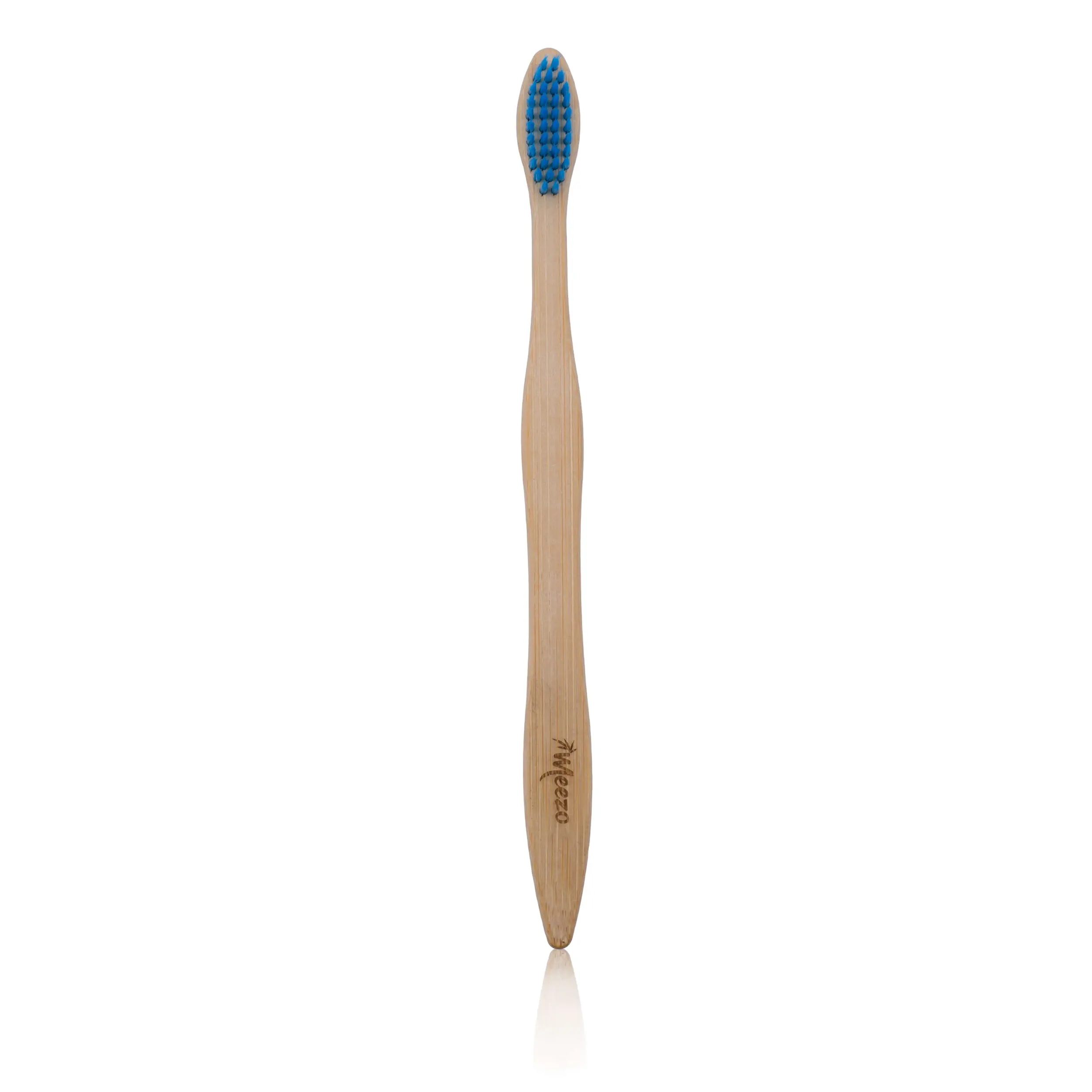 Biodegradable Bamboo Blue Bristle Toothbrush Additional View-1