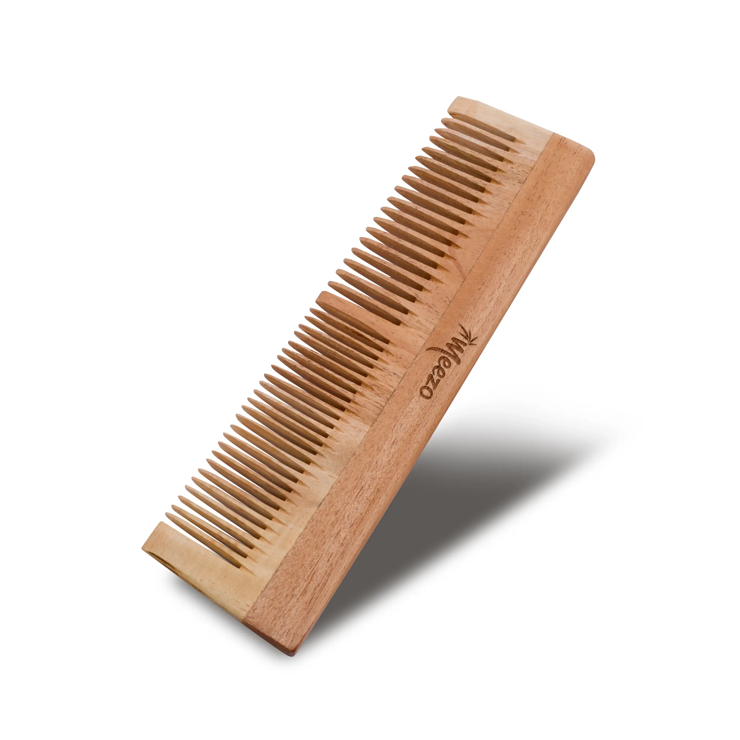 Neem Wood Comb | Both Wide And Narrow Spaced Teeth | Detangling & Styling Additional View-1