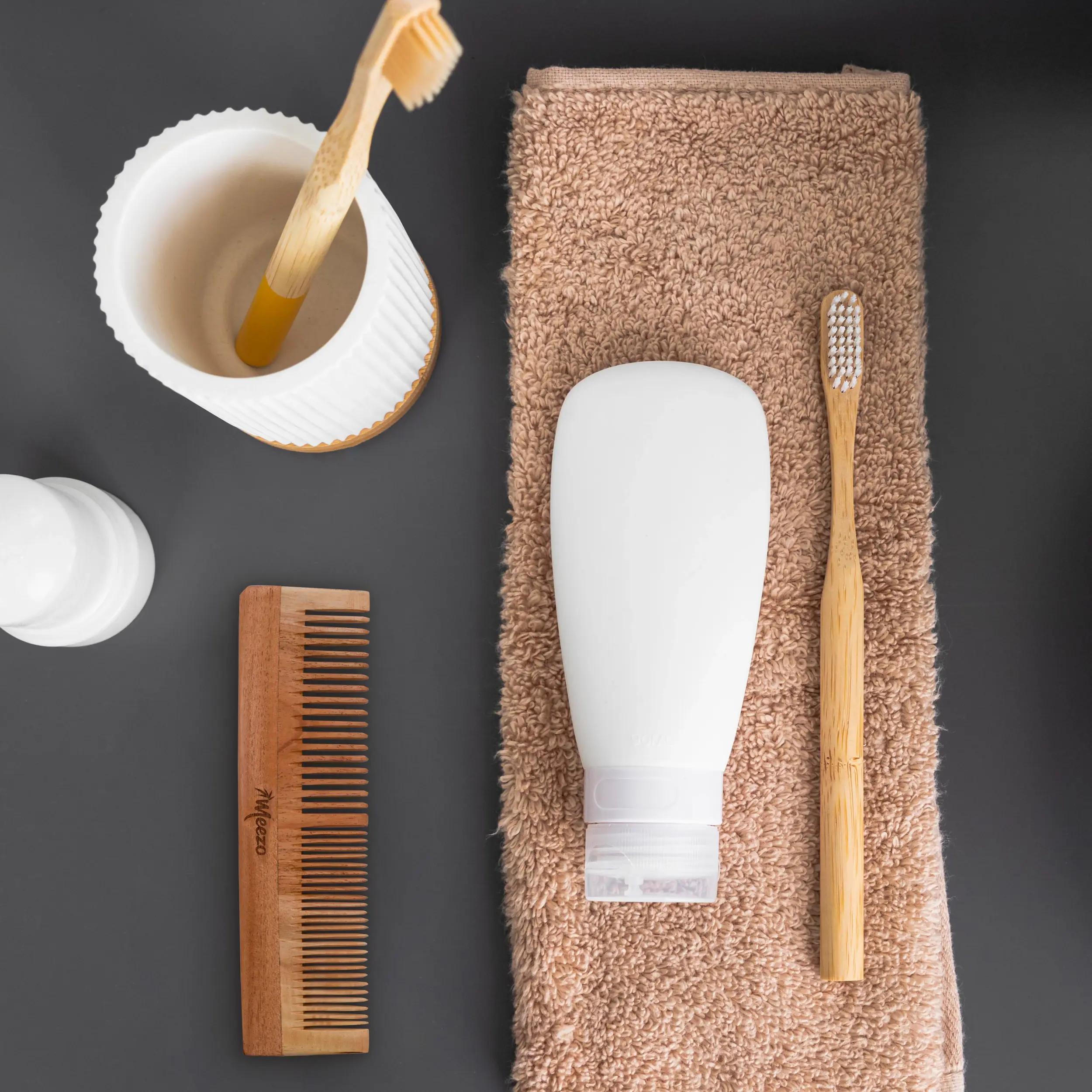 Neem Wood Comb | Both Wide And Narrow Spaced Teeth | Detangling & Styling Additional View-6