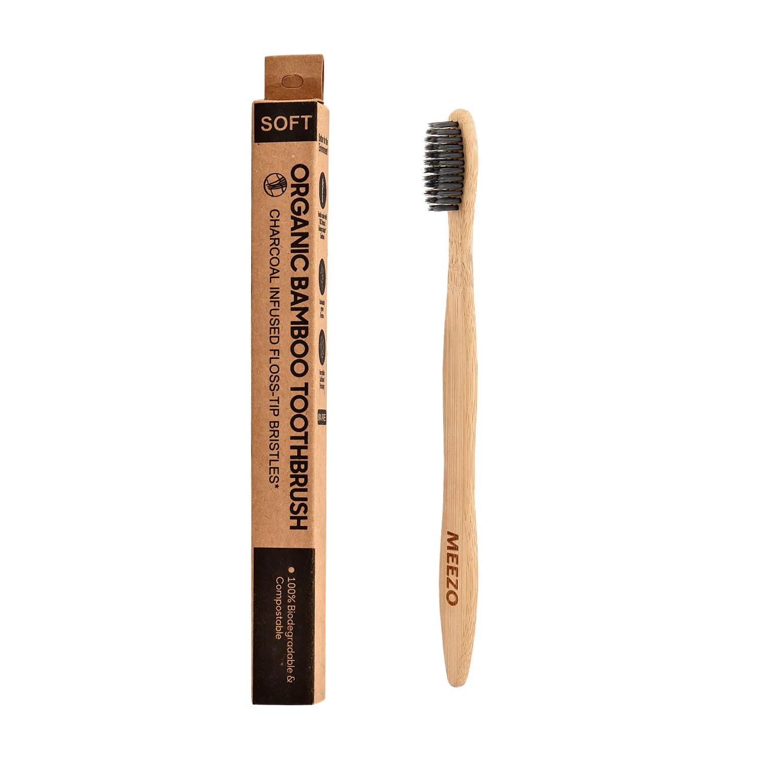 Biodegradable Eco-Friendly Natural Bamboo Charcoal Toothbrushes Additional View-5
