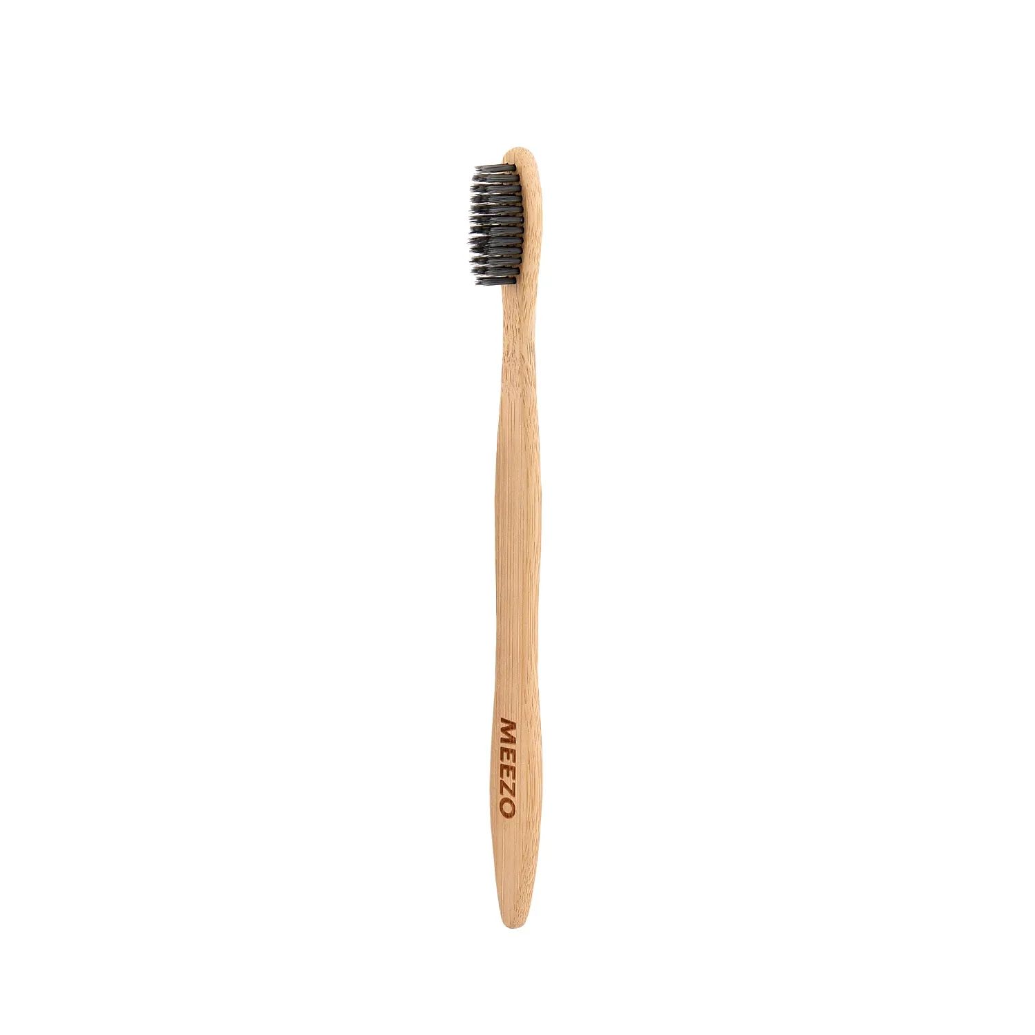 Biodegradable Eco-Friendly Natural Bamboo Charcoal Toothbrushes (Pack Of 4). Additional View-3