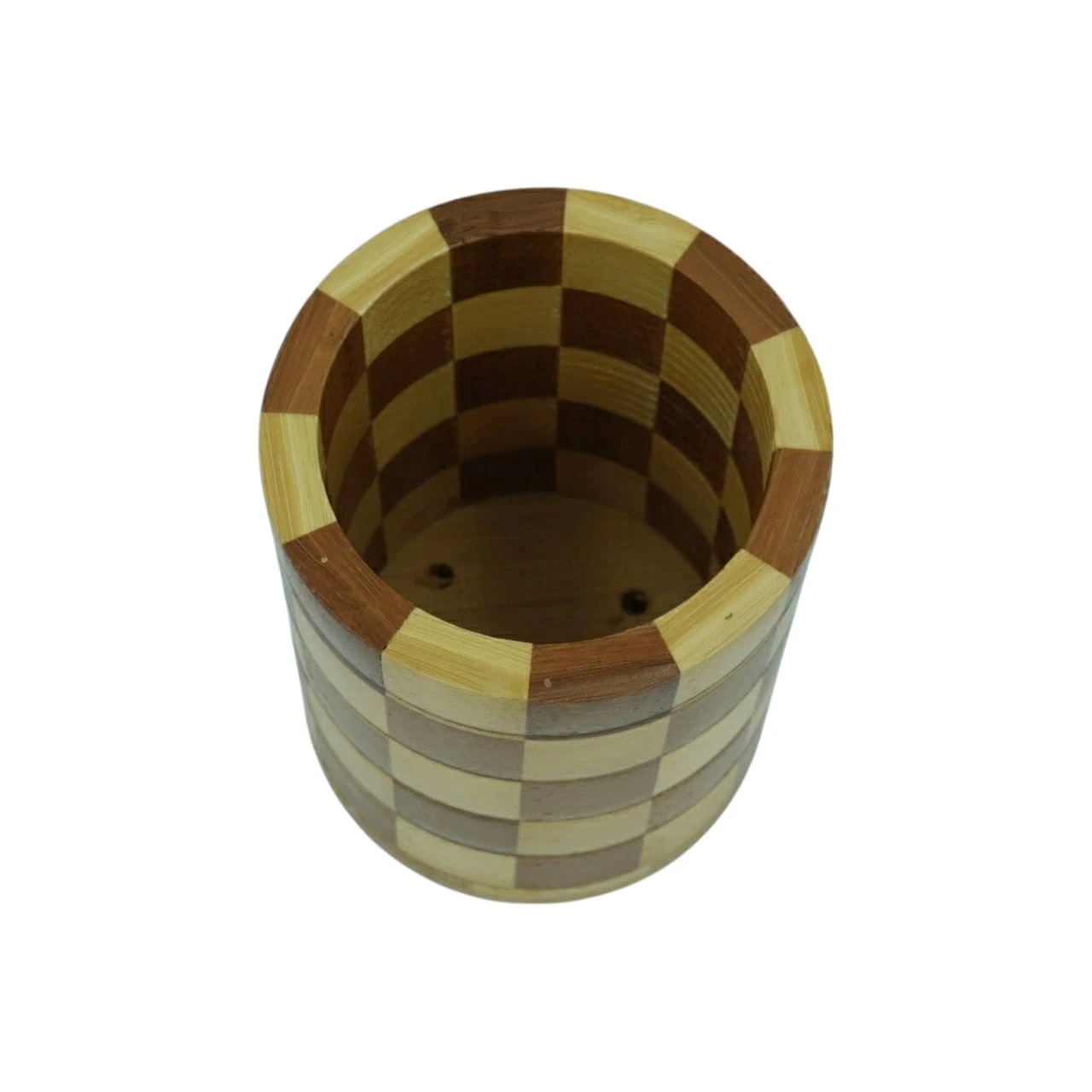 Eco-Chic Bamboo Pencil/Pen/Stapler Holder For Office Desk Additional View-2