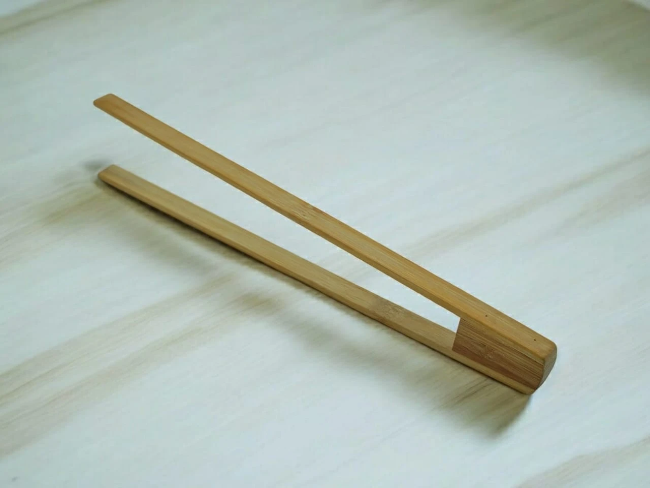 Eco-Friendly Bamboo Toast Tongs | 11.8" Long With Anti-Slip Grip | Perfect For Cooking Additional View-0