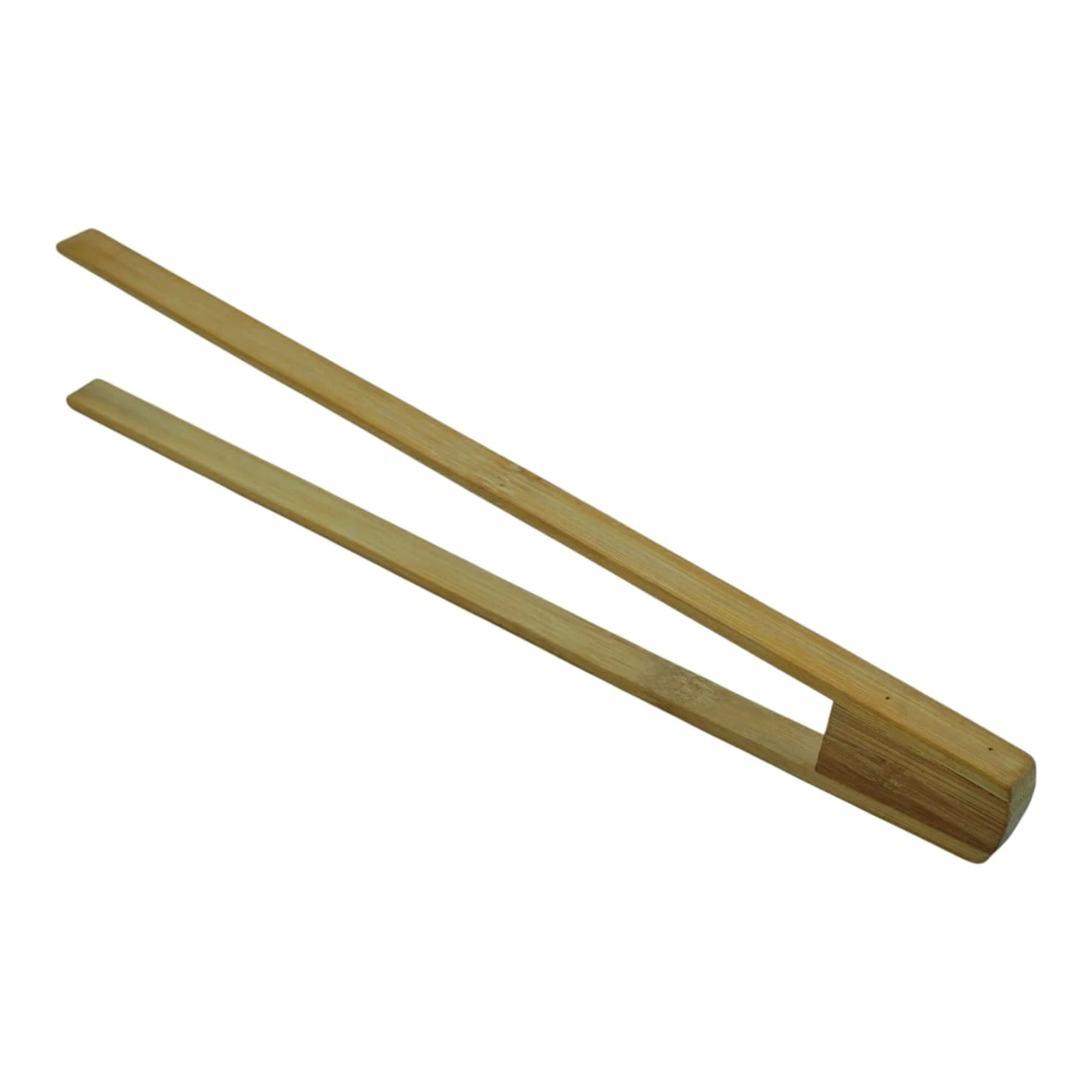 Eco-Friendly Bamboo Toast Tongs | 11.8" Long With Anti-Slip Grip | Perfect For Cooking Additional View-1