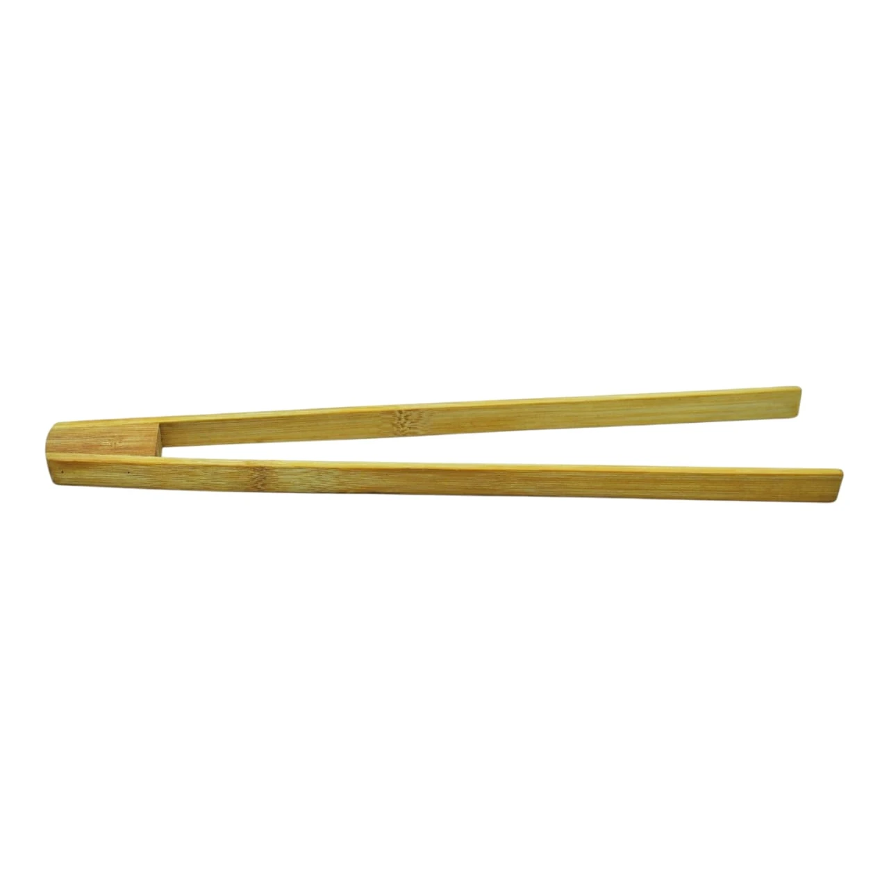 Eco-Friendly Bamboo Toast Tongs | 11.8" Long With Anti-Slip Grip | Perfect For Cooking Additional View-3