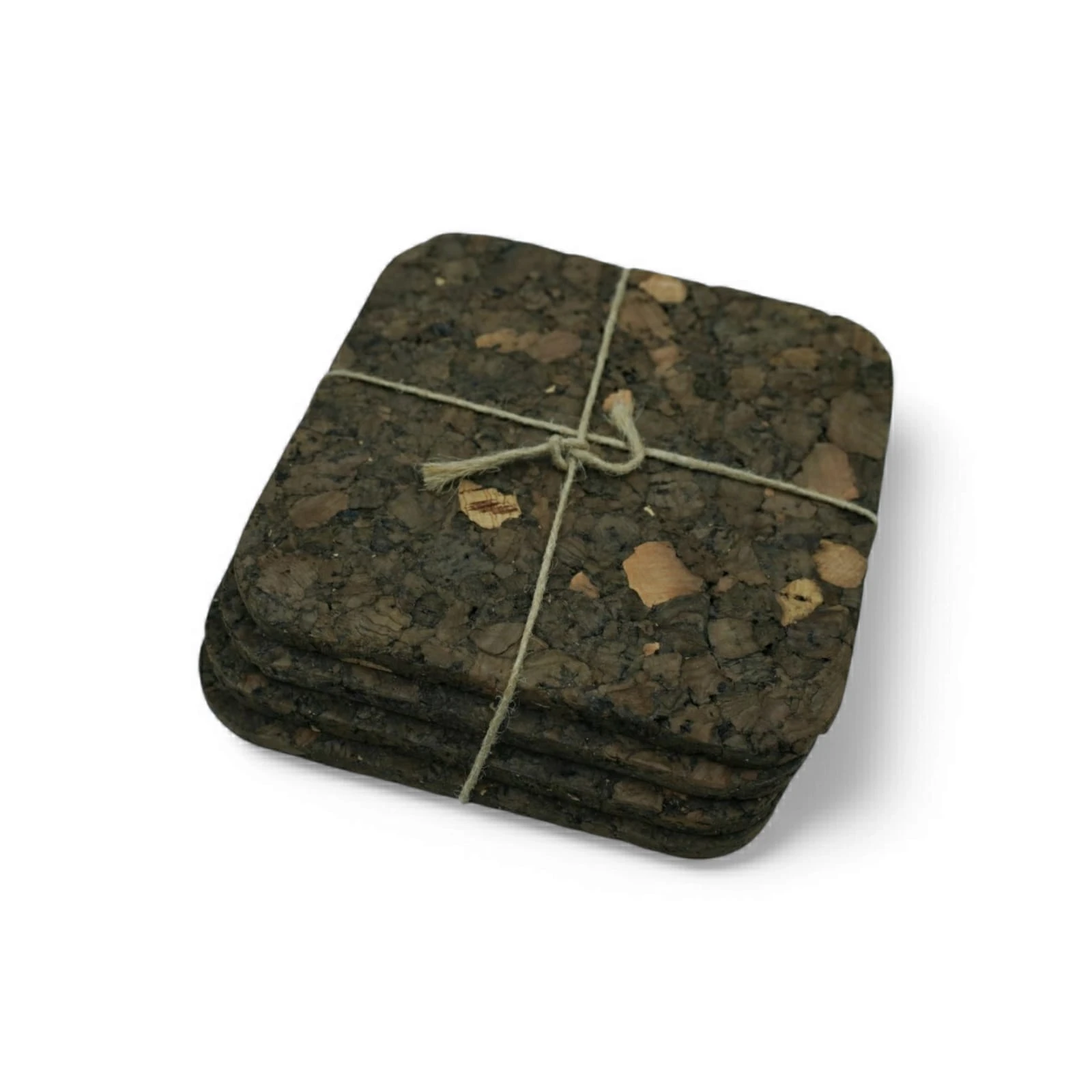 Cork Coasters | Set Of 4 | Square Shaped | Eco-friendly Material Additional View-1