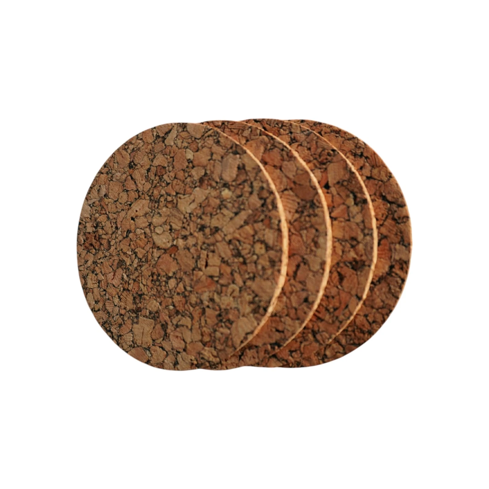 Cork Coasters | Natural Textured | Set Of 4 | Circular Shaped | Eco-friendly Material Additional View-2